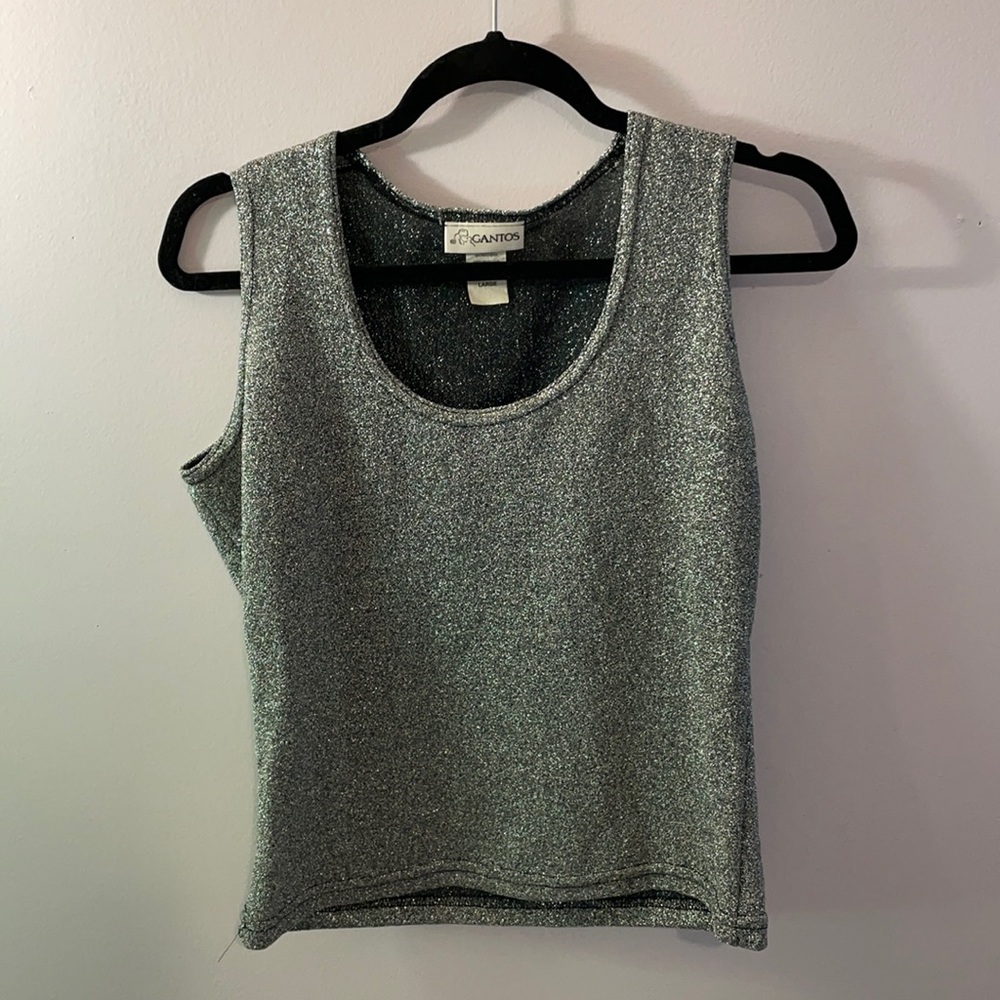 Vintage sparkly tank top